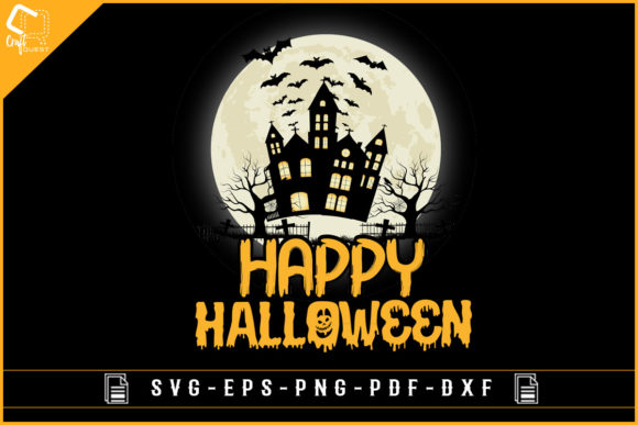 Happy Halloween Graphic for Crafts and Design