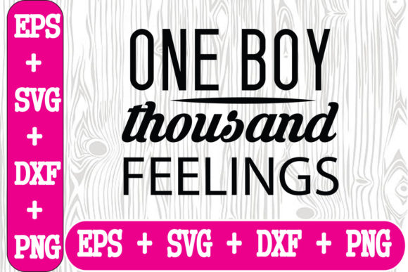 One Boy - Thousand Feelings Graphics for Crafts