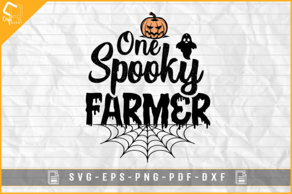 One Spooky Farmer Graphics for Halloween Crafts