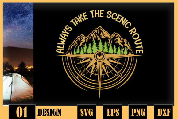 Scenic Route Graphics for Crafts and Blogs